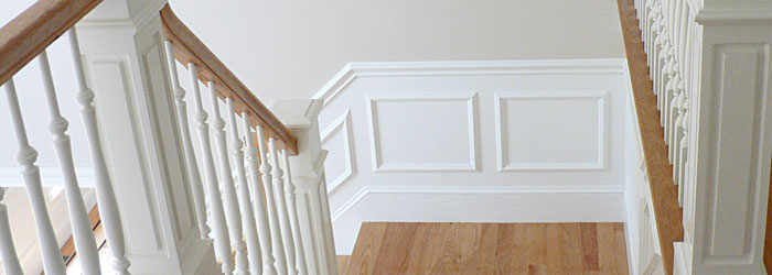 custom built staircase by raven homes